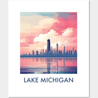 LAKE MICHIGAN Posters and Art